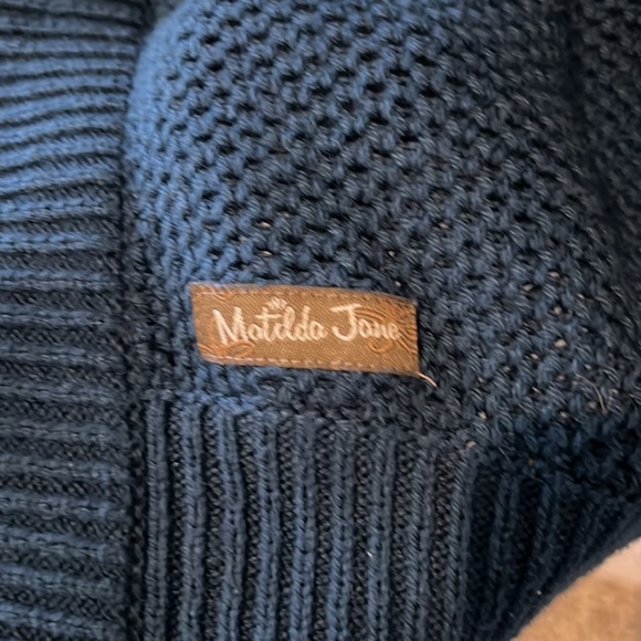 Matilda Jane Forge Ahead Sweater Poncho - Picture 3 of 9